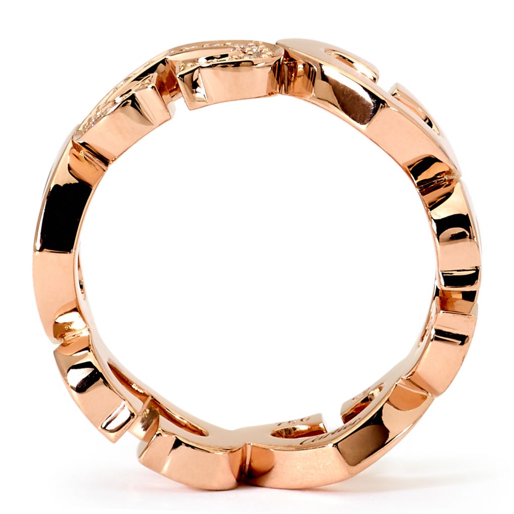 Cartier Hearts & Symbols Pink Gold And Diamond Ring Van Rijk