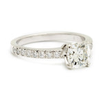 Tiffany & Co. 0.79 Carat Cushion-Cut Diamond Novo Ring