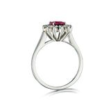 Birks Ruby And Diamond White Gold Cocktail Ring
