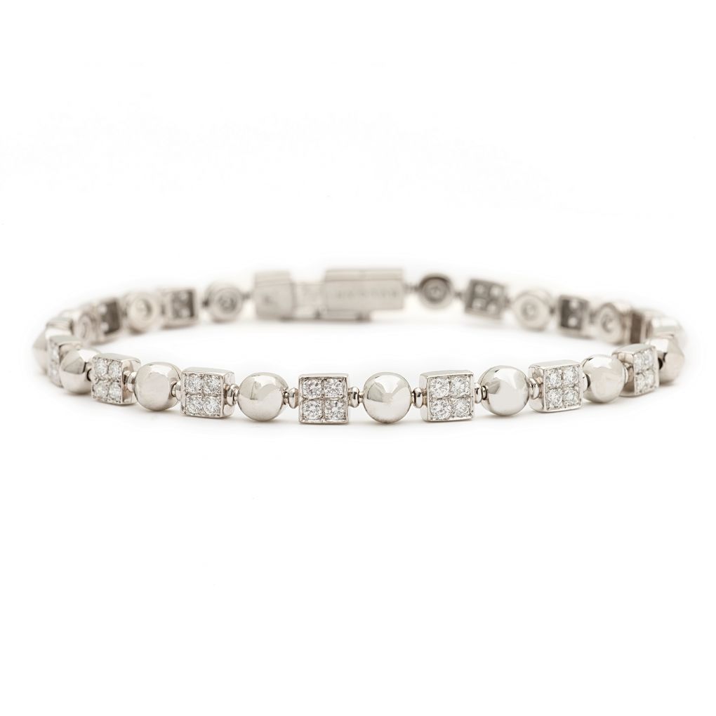 Bvlgari White Gold And Diamond Lucea Collection Bracelet – Van Rijk