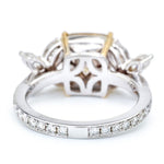 4.00 Carat Fancy Yellow Diamond & Marquise Cut Petals Ring