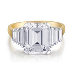 Birks 3.75 Carat Emerald Cut Diamond (VS1-F) Ring