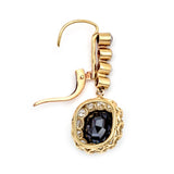 Edwardian-Era Natural Sapphire & Diamond Drop Earrings