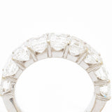 6.00 Total Carat Emerald Cut Diamond White Gold Ring