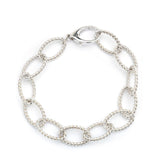 Tiffany & Co. Sterling Silver Twist Oval Link Bracelet