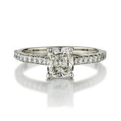 Tiffany & Co. 1.06 Carat Nova Cut Diamond Platinum Engagement Ring
