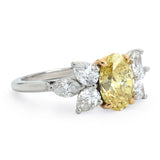 Tiffany & Co. Oval-Cut Fancy Intense Yellow Diamond Ring