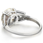 Birks 3.37 Carat Old-European Cut Diamond Art Deco Platinum Ring