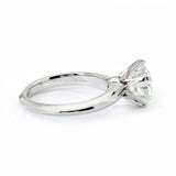 Tiffany & Co. 2.08 Carat Diamond Solitaire Platinum Ring