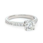 Tiffany & Co. 1.06 Carat Cushion-Cut Diamond Novo Ring