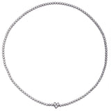Tiffany & Co. 6.80 Carat Bezel-Set Diamond Necklace