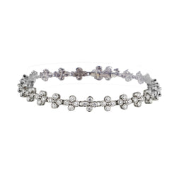 Tiffany & Co Platinum "Lace Collection" Bracelet.  2.70ct Tw Brilliant Cut Diamonds.