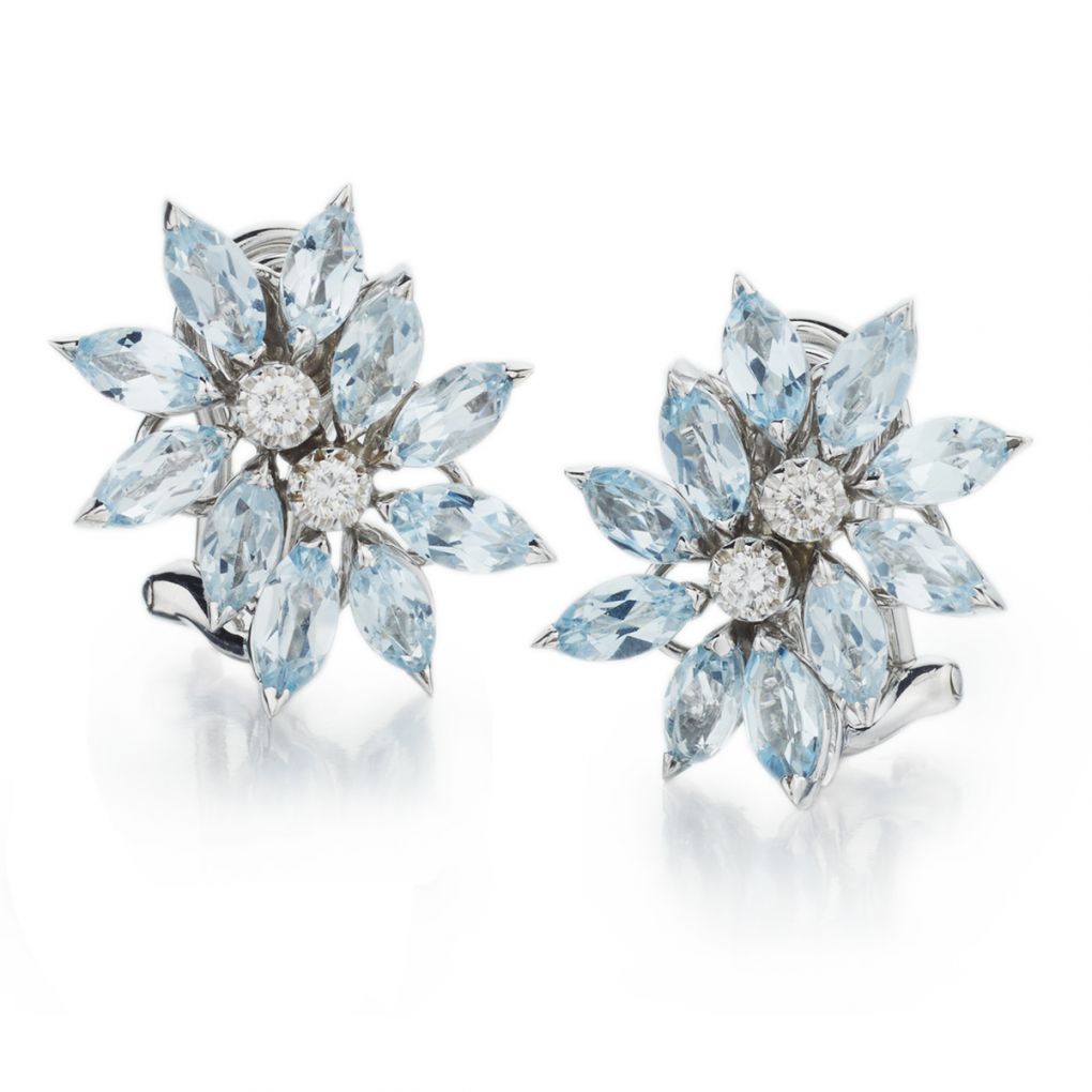 Asprey Of London Daisy Heritage Collection WG Earrings Van Rijk
