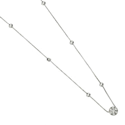 Roberto Coin 18KT White Gold Diamond Cluster Pendant Necklace