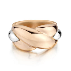 Cartier 18KT Rose Gold And White Gold Trinity X Size 54 Ring