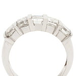 2.30CTW 5-Stone Emerald Cut Diamond White Gold Ring