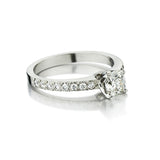 Tiffany & Co. 0.44 Carat Cushion-Cut Diamond Novo Square Ring