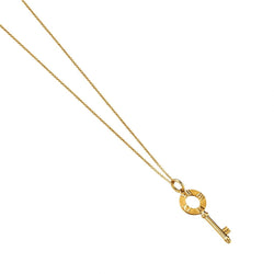 Tiffany & Co. 18KT Rose Gold Atlas Collection Key Pendant Necklace