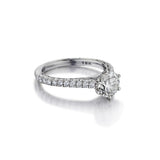 Tacori 1.04 Carat Round Brilliant Cut Diamond Engagement Ring