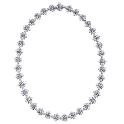 Tiffany & Co. Platinum And Diamond Lynn Necklace Jean Schlumberger Necklace