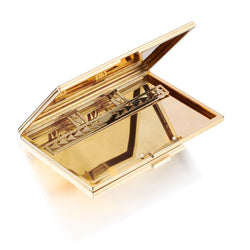 Cartier Retro 14KT Yellow Gold Cigarette Case With Fitted Box