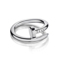 Cartier 18KT White Gold Juste Un Clou Size 56 Nail Ring