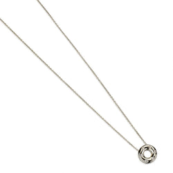 Tiffany & Co Platinum And Diamond Etoile Open-Circle Pendant