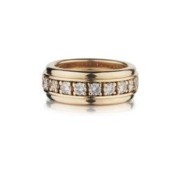 1.90 Carat Total Weight Round Brilliant Cut Diamond Gold Eternity Band