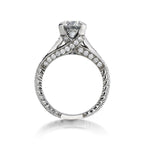 1.40 Carat Round Brilliant Cut Diamond Ring With Matching Wedding Band