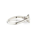 Cartier 1.03 Carat Princess Cut Diamond Solitaire Engagement Ring