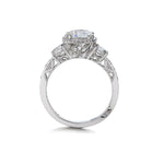 Tacori GIA 2.01 Carat Round Brilliant Cut Diamond Halo Ring