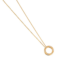 Cartier 18KT Yellow Gold Unisex Diamond Love Pendant Necklace