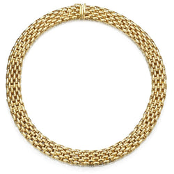 18KT Yellow Gold Flexible Heavy Gold Chain Necklace