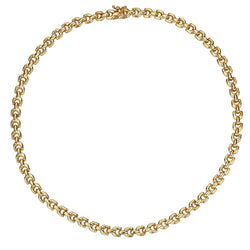 14KT Yellow Gold Italian-Made 6MM Choker Necklace