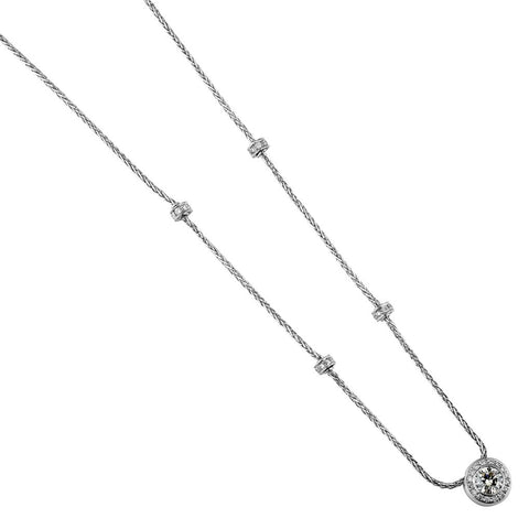 1.15 Carat Round Brilliant Cut Diamond Pendant Necklace