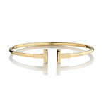 Tiffany & Co. 18KT Yellow Gold T Wire Collection Bangle