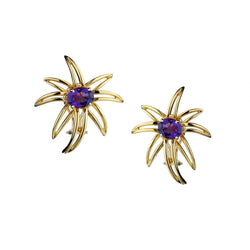 Tiffany & Co. Amethyst Paloma Picasso Fireworks Large Earrings