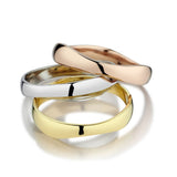 Vintage Love Me Tri-Colour Gold 3 Separate Rings