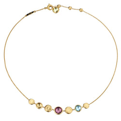 Marco Bicego Jaipur Semiprecious Collar Colored Gemstone Necklace