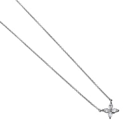 Tiffany & Co. Platinum Victoria Collection Marquise Cut Diamond Necklace