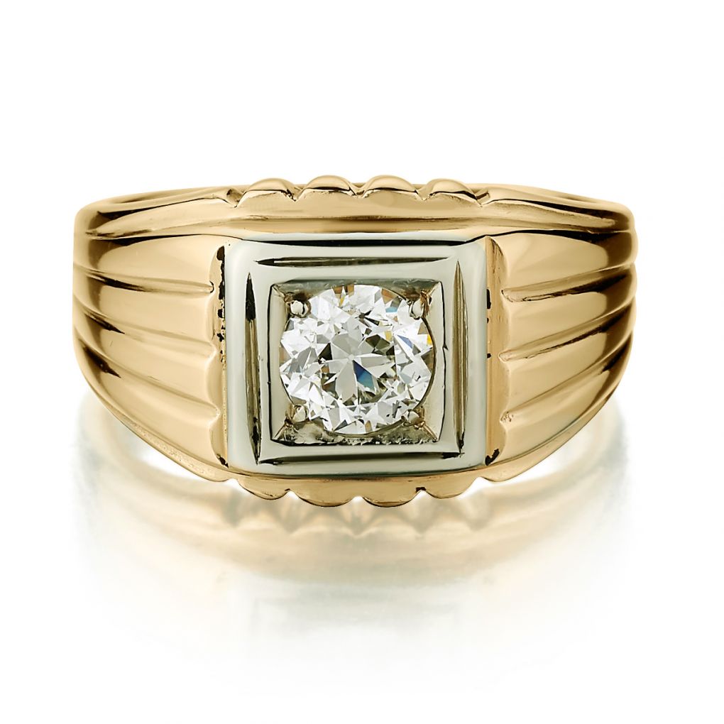 Mens Vintage Diamond European – Van Rijk - Main Image