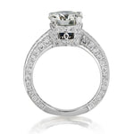 2.01 Carat Round Brilliant Cut Diamond White Gold Engagement Ring