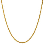 14kt Yellow Gold Rope Chain. 28" (L) .