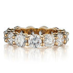 SPARKLER !!18kt yellow gold diamond band. All the way around. 6.20ct Tw