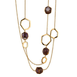 18kt Long station necklace made by "Ippolita"