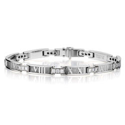 Tiffany & Co "Atlas" Collection Diamond Link bracelet