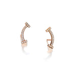 Tiffany & Co Smiley Stud Earings in 18kt Rose Gold.