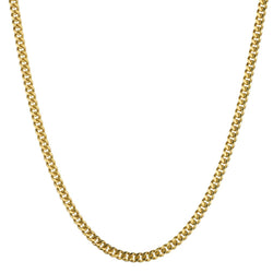Unisex 18kt Yellow Gold Link Chain. 18" (L) . Weight:37.8 grams
