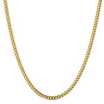 Unisex 18kt Yellow Gold Link Chain. 18" (L) . Weight:37.8 grams
