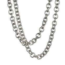 Tiffany & Co S/S Large Liink Chain. 36" in length.